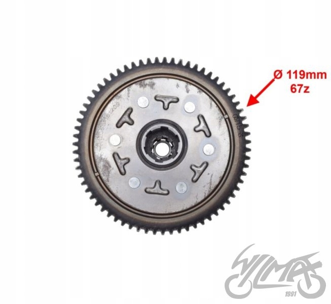 SPRZĘGŁO SILNIK YX 140 1P56FMJ RMT PIT BIKE MRF Numer katalogowy części PTB0101