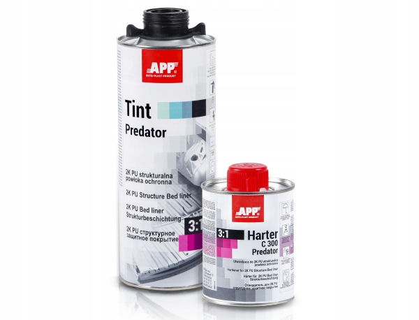 Powłoka strukturalna DO DOBARWIENIA + utwardzacz TINT PREDATOR 800ml | APP