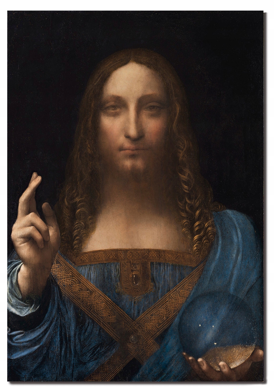 Obraz Na Plátně Spasitel světa 60x90 da Vinci