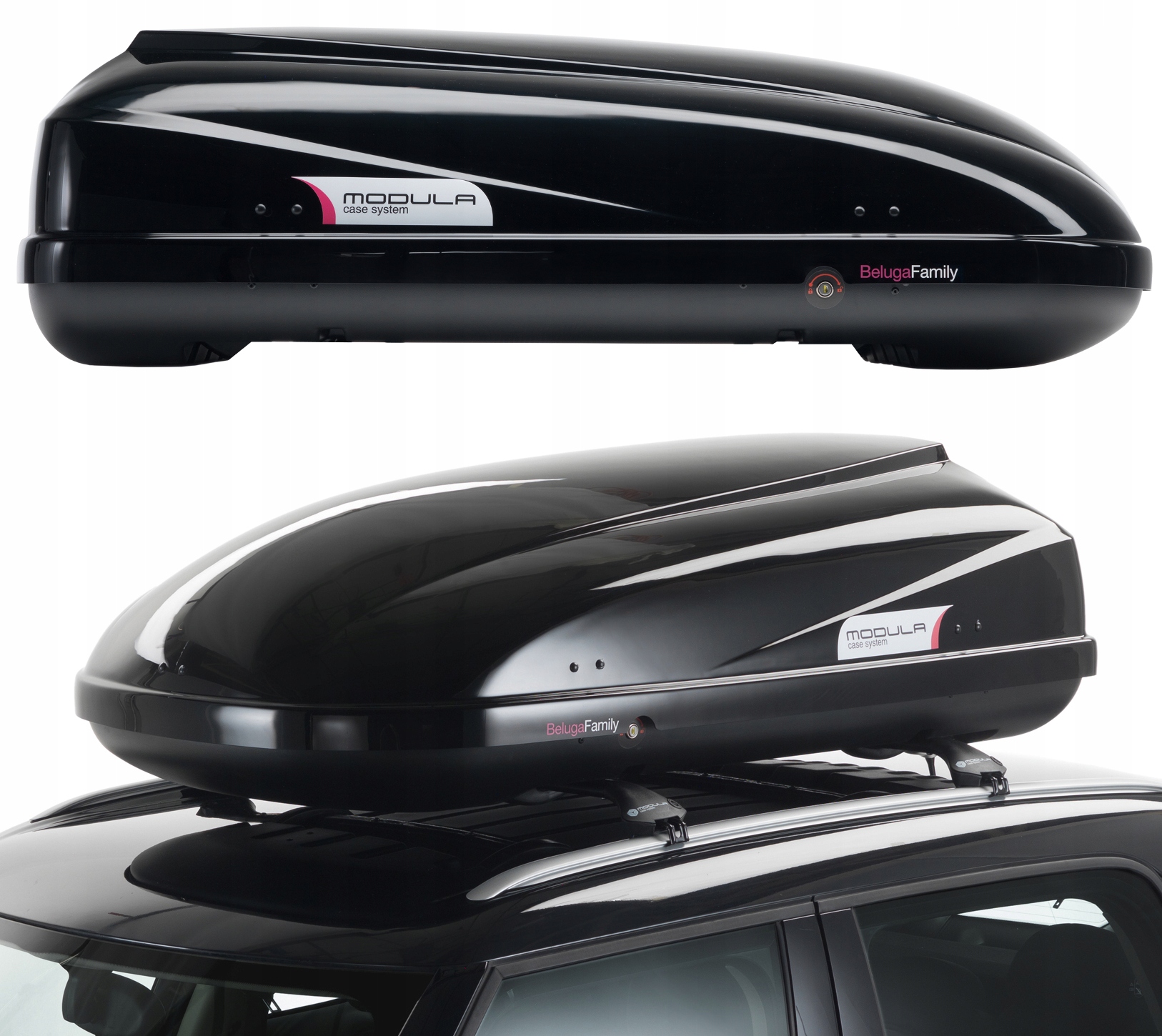 Trumna BOX na dach MODULA BELUGA 420L 157x91x46