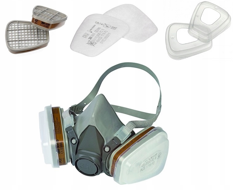 

Zestaw FFP1 Półmaska 3M 6200 z Filtrami 6059 ABEK1