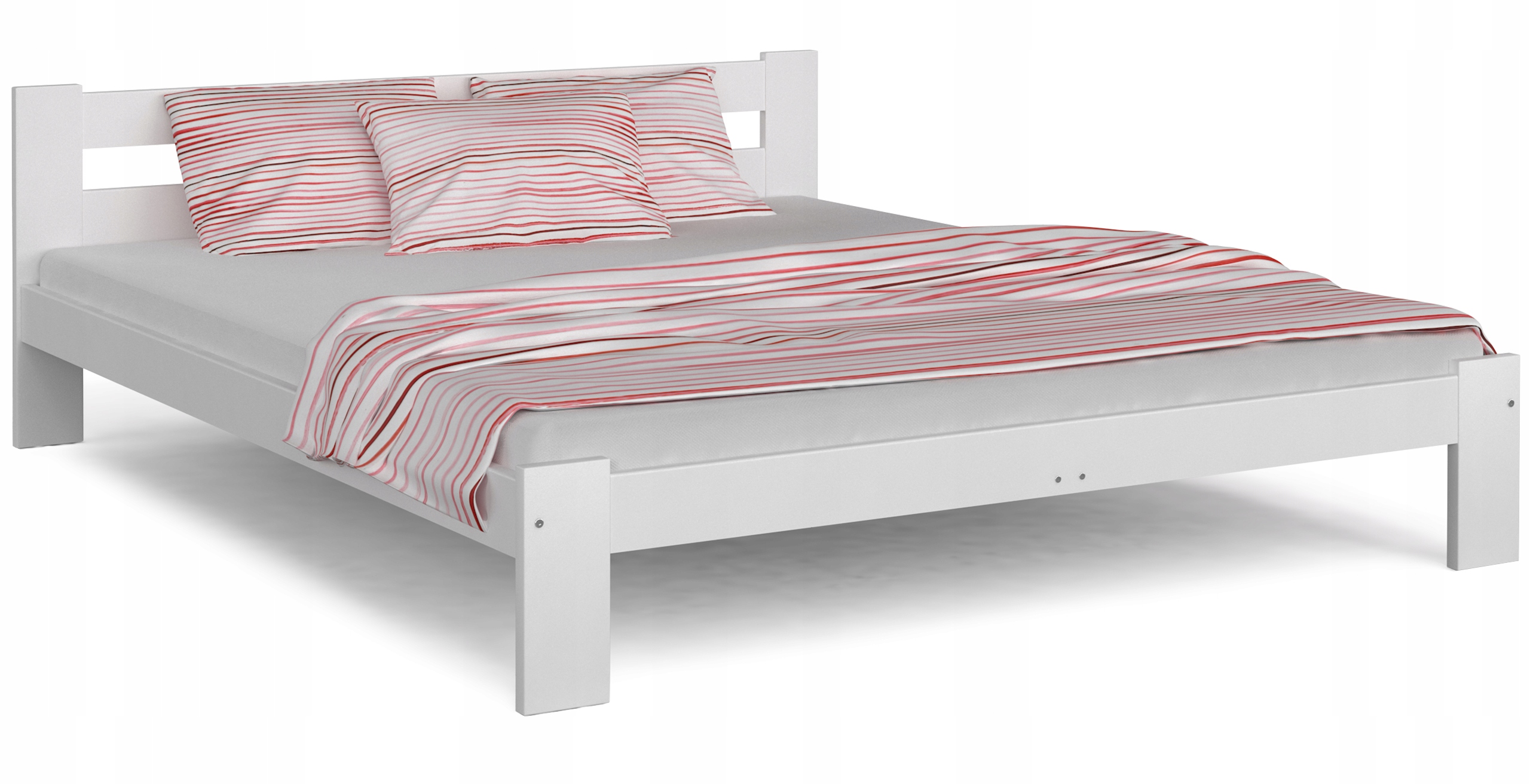 Postel 180x200 bílý rošt matrace Arizona