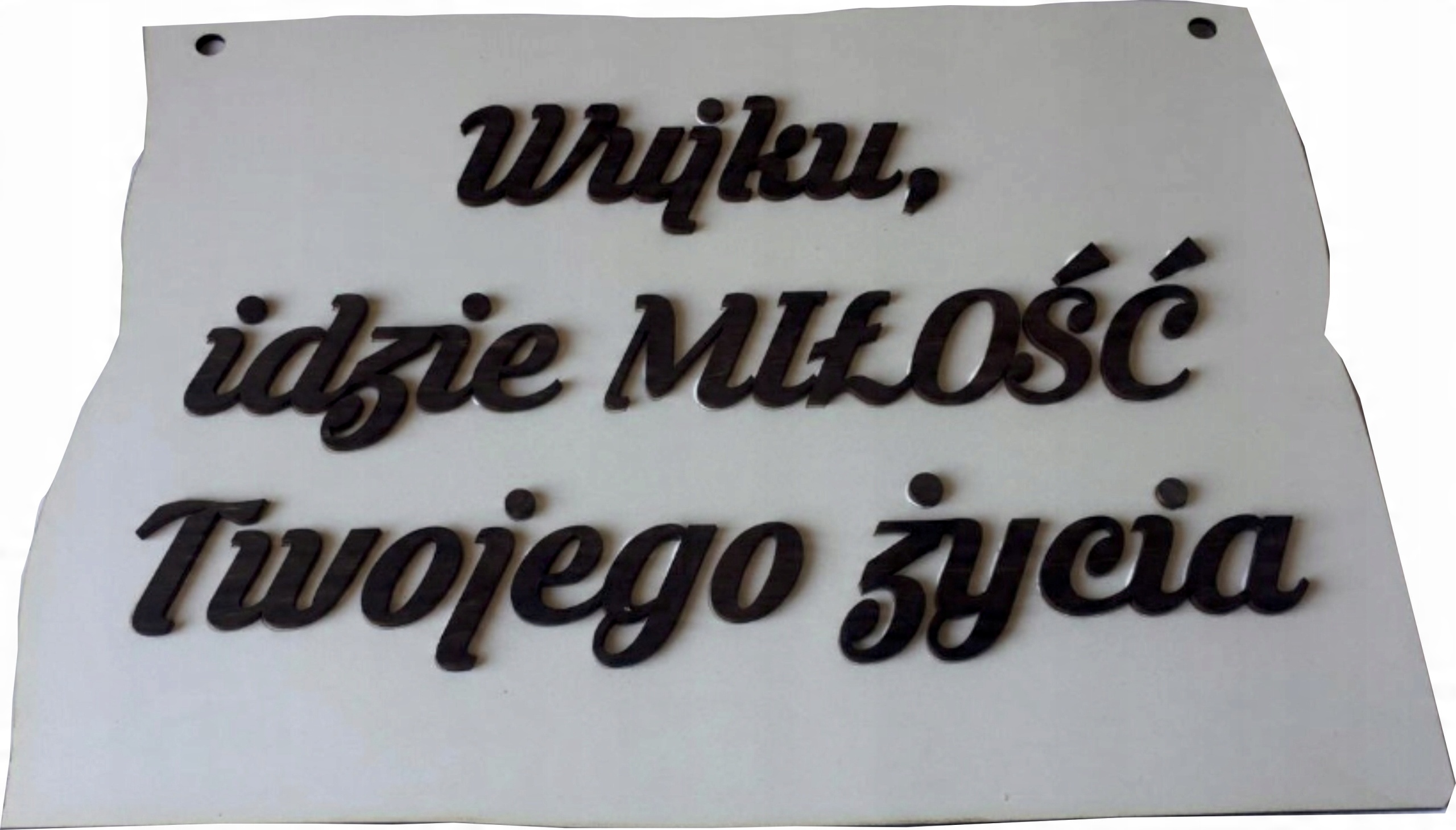 

Tabliczka Wujku Idzie Miłość. Ślub Wesele 30x40