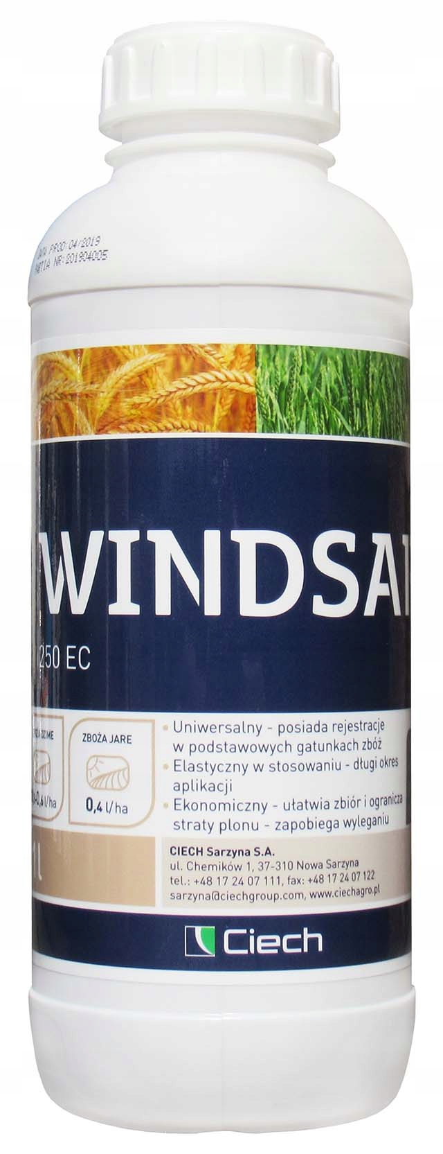 

Windsar 250EC 1L Antywylegacz Regulator moddus
