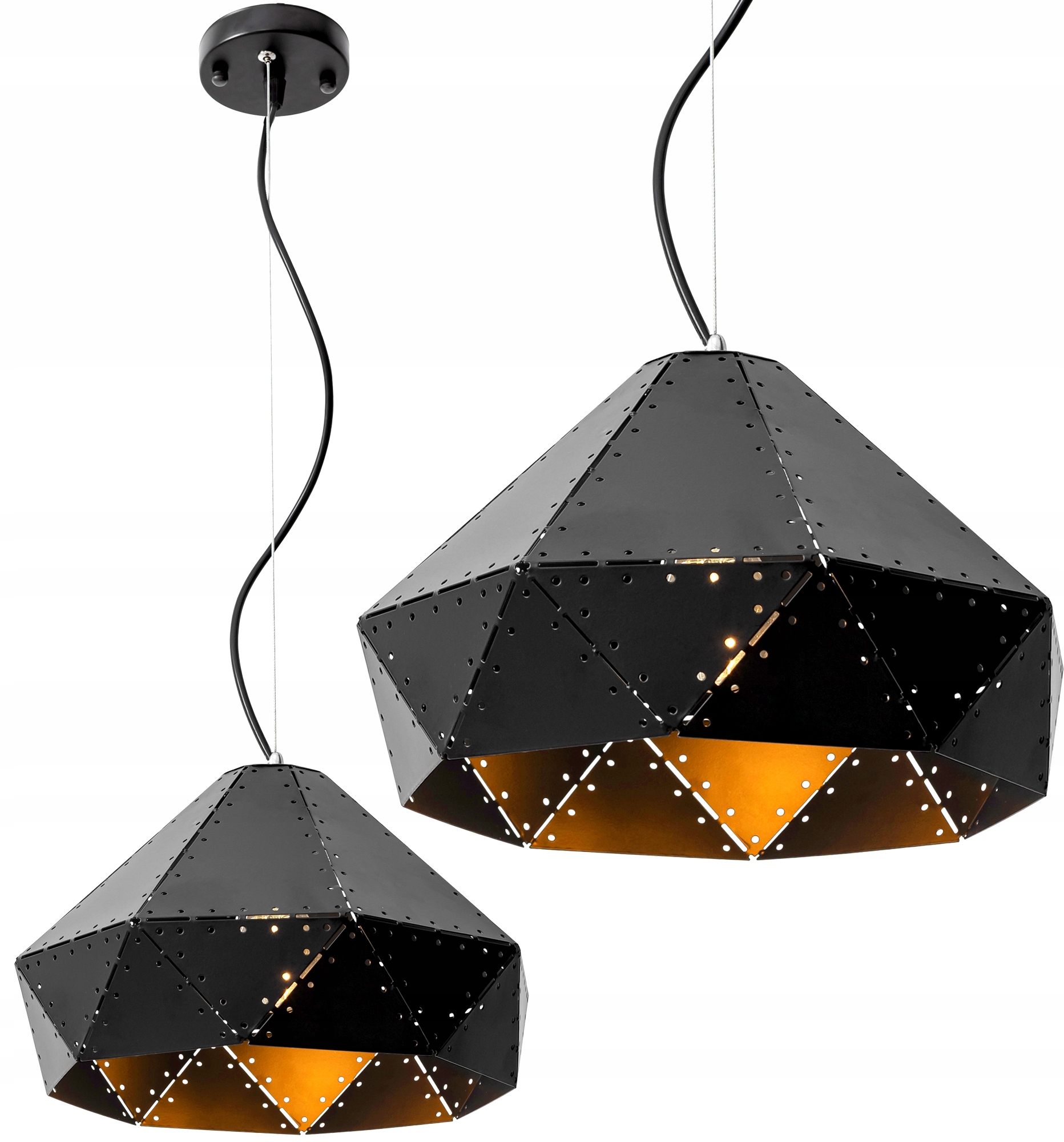 

Lampa Sufitowa Wisząca Metalowa Industrial Loft