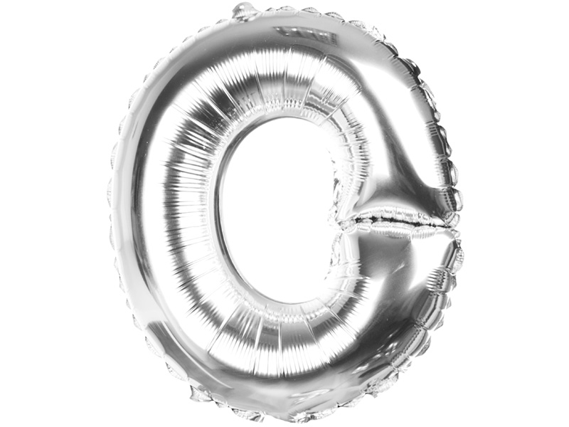 

Balony Foliowe Literki 40CM Balon Foliowy Srebro O
