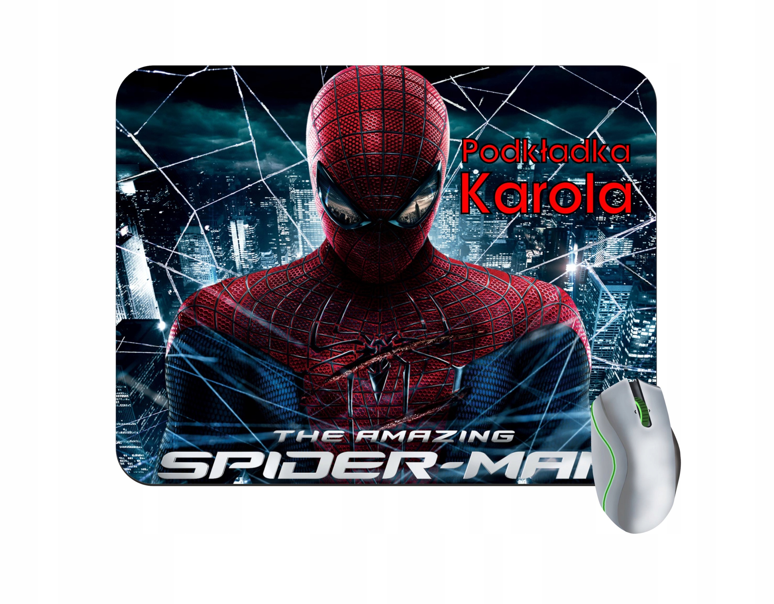 SPIDERMAN PODKŁADKA + IMIĘ GRATIS PREZENT