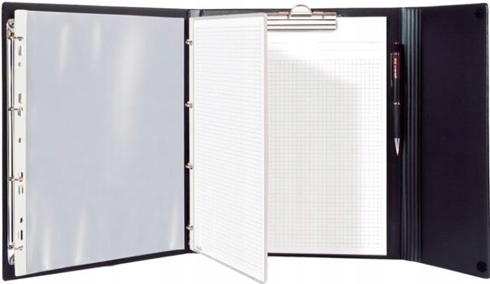 

Teczka z notanikiem A4 Biurfol Julia granatowa