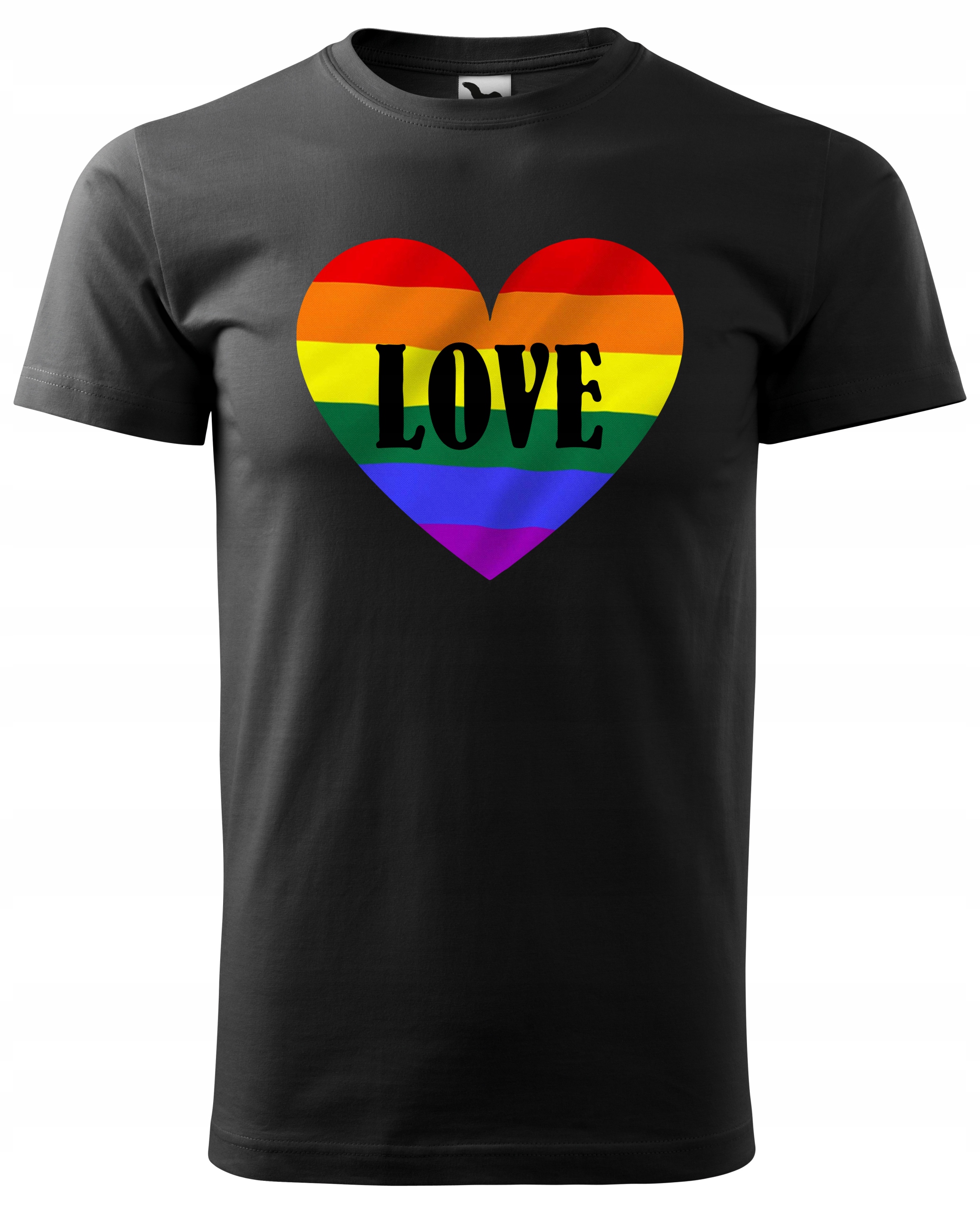 

Koszulka Lgbt Love tęcza czarna męska XXL v2