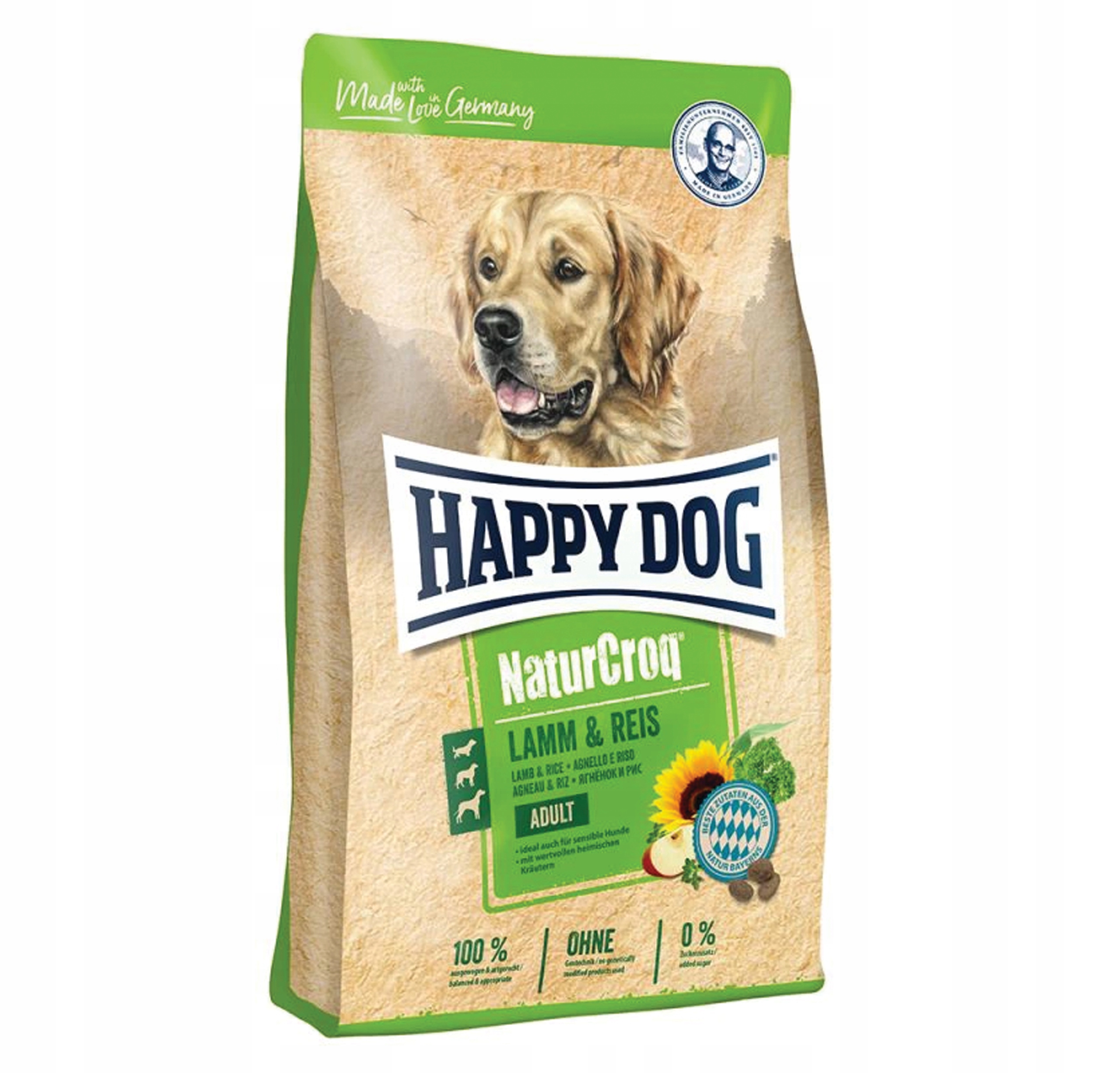 Levně Happy Dog NaturCroq Adult Lamm & Rice 4 kg