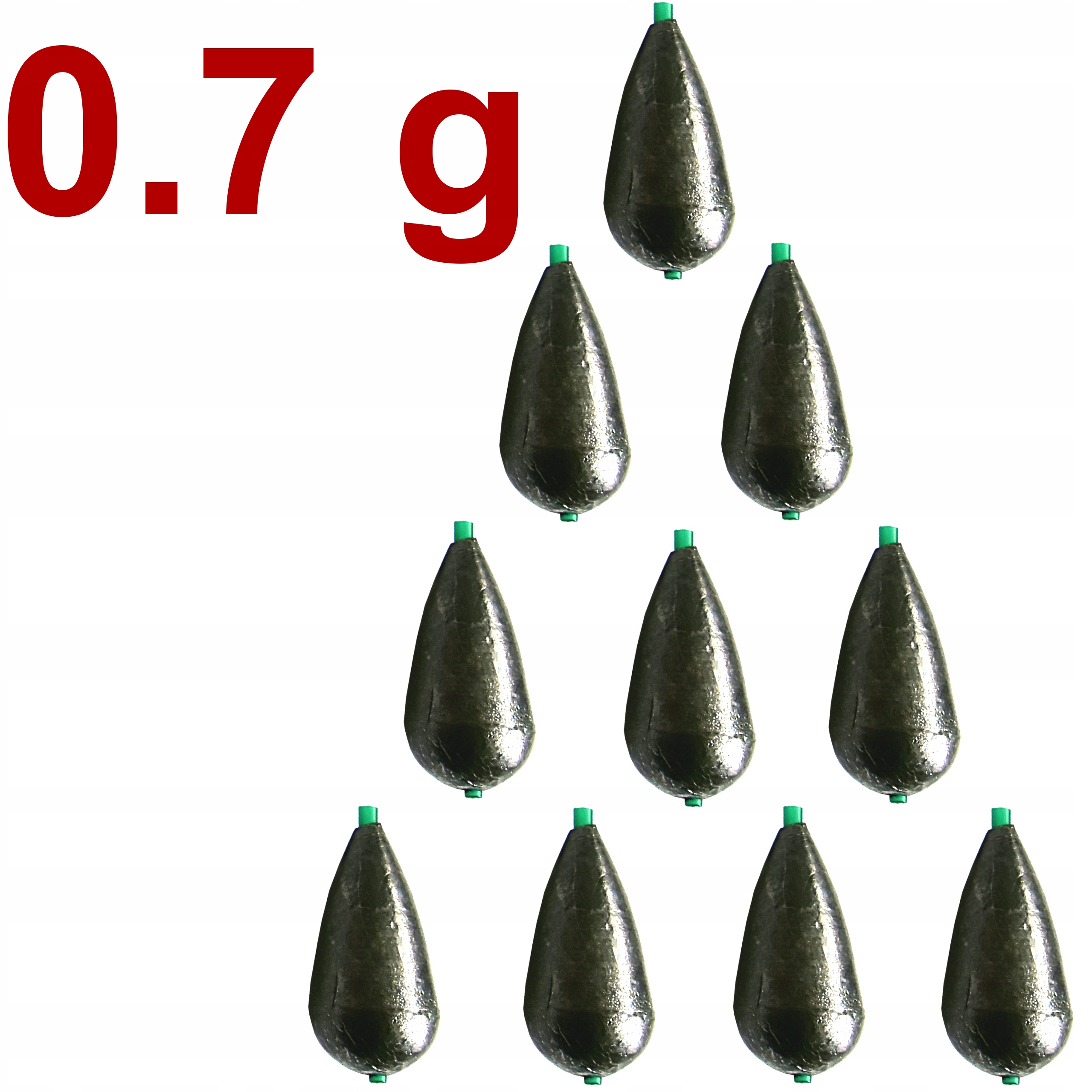 Ołów CIĘŻAREK ŁEZKA Z IGIELITEM OLIWKA 0,7 g Marka An Sport