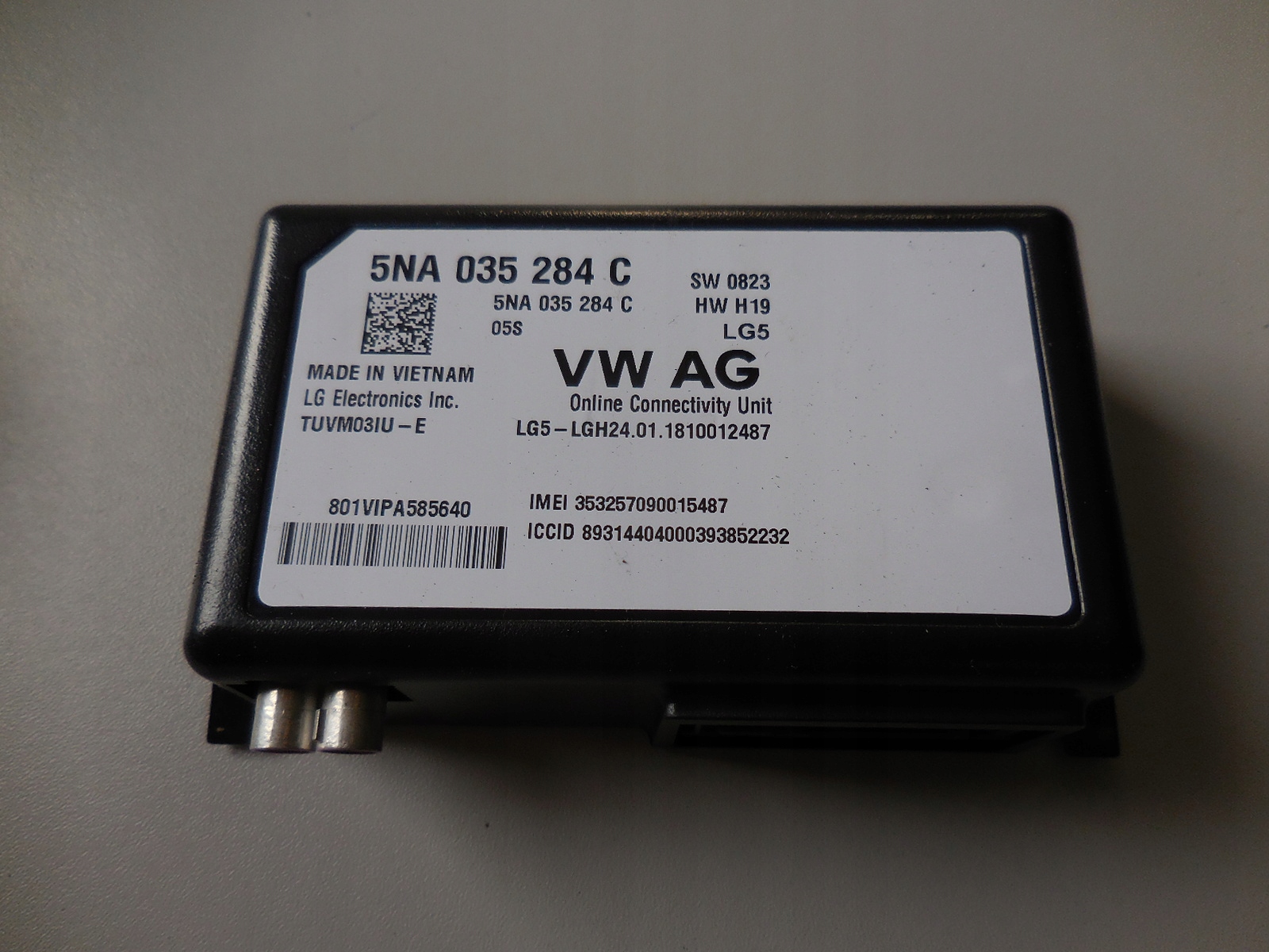 VW МОДУЛЬ ОНЛАЙН ДРАЙВЕР 5NA035284C