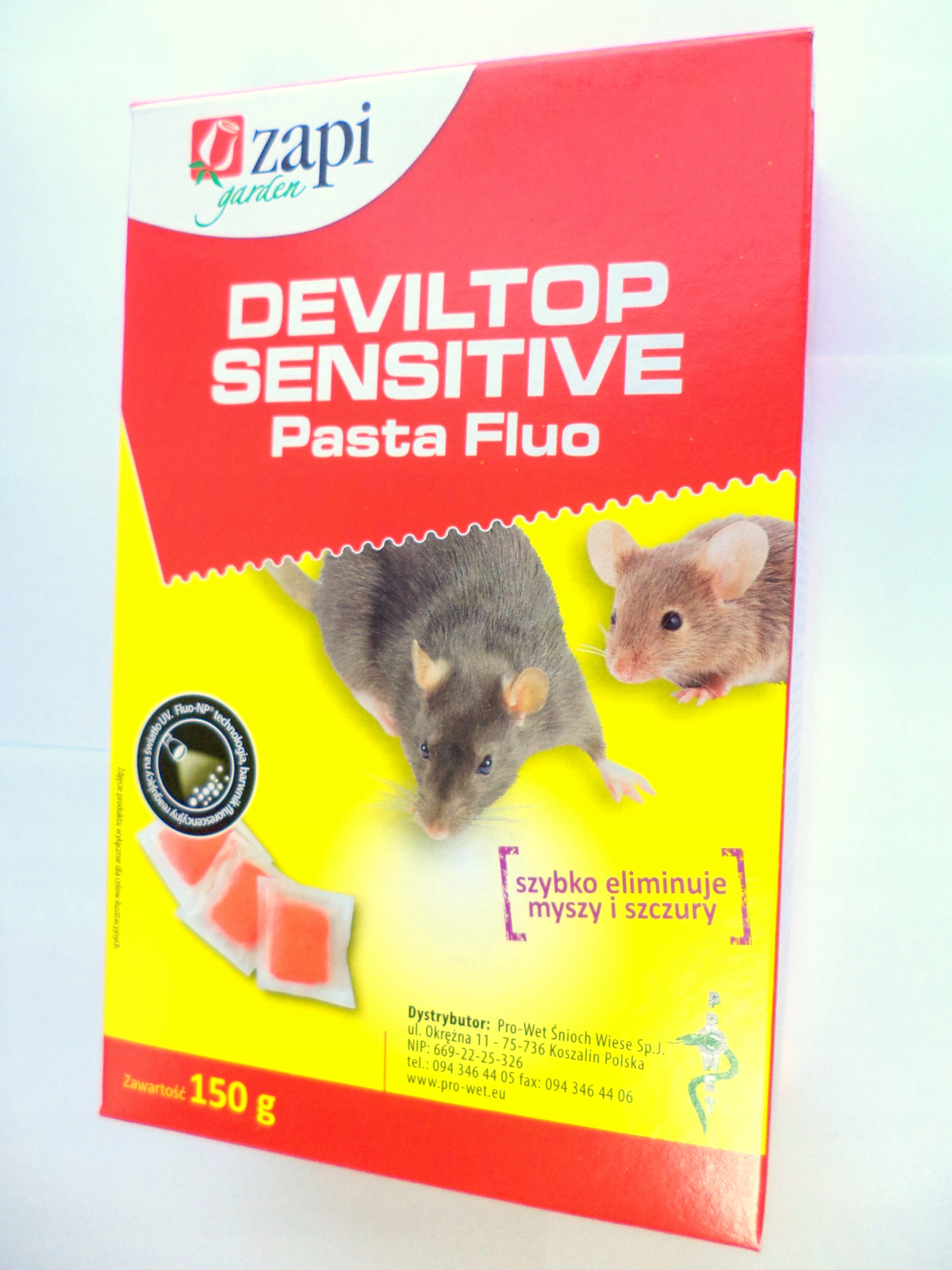 

Deviltop Sensitive Pasta Trutka na Myszy Szczury