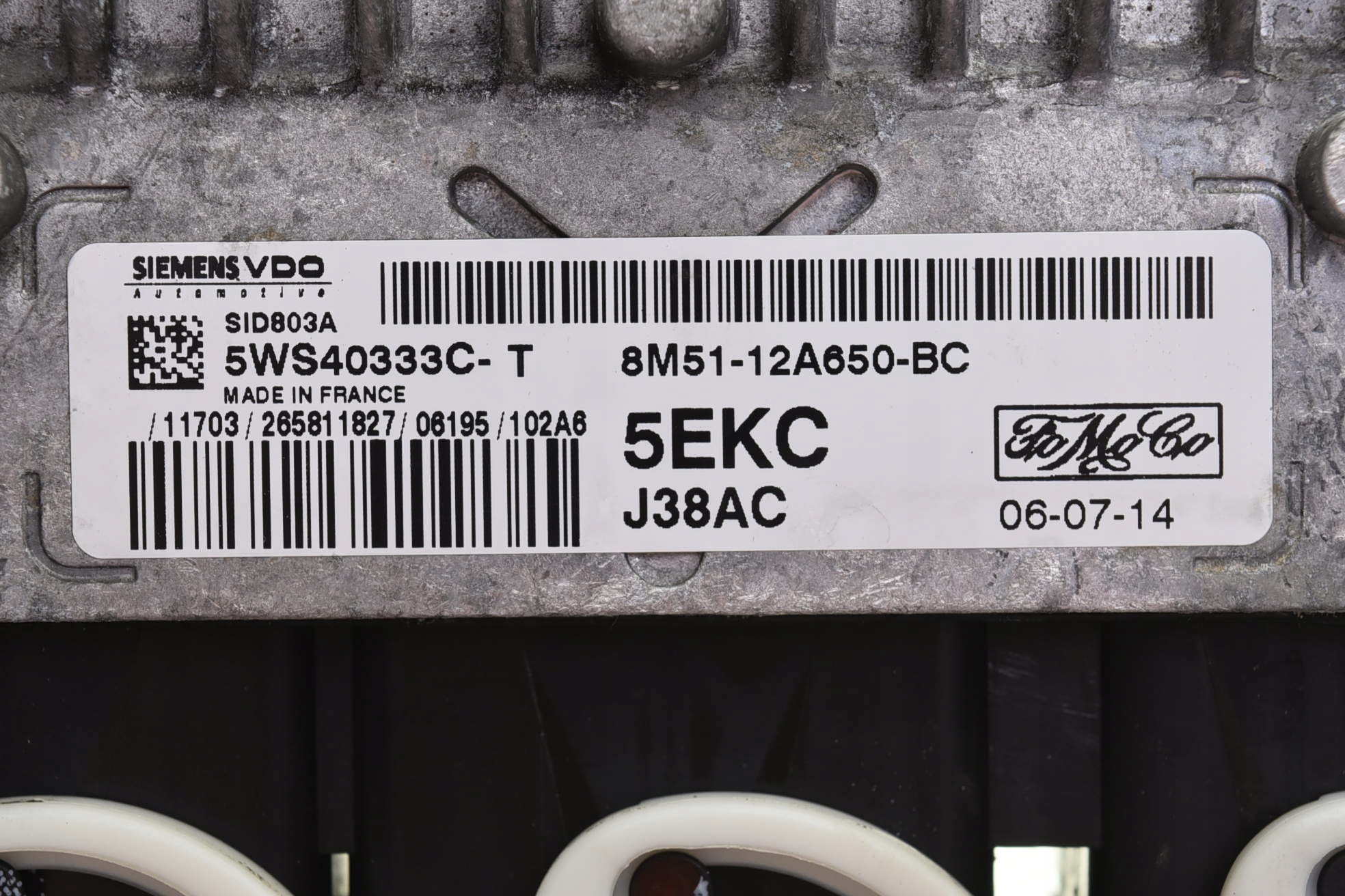 komputer FOCUS MK2 5WS40333C-T 8M51-12A650-BC 5EKC Numer katalogowy części 5WS40333C-T