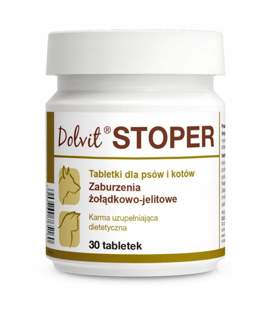 

Dolfos Dolvit Stoper 30tab na biegunkę dla psa/kot