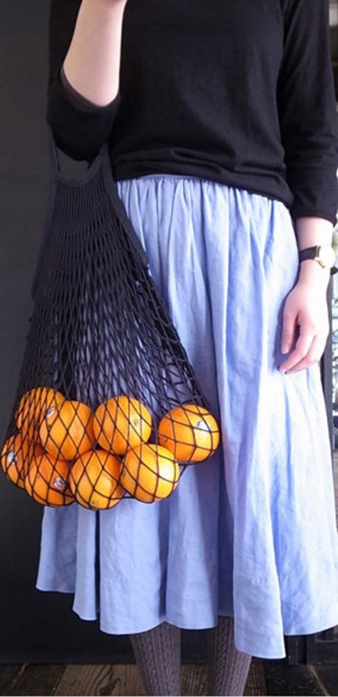 SIATKA NA ZAKUPY PRL PARYŻANKA NET BAG EKO TORBA Kolor okuć inny