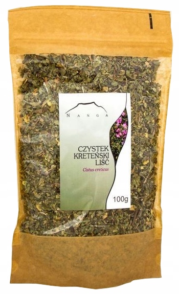 

Czystek kreteński liść 100g cięty Cistus creticus