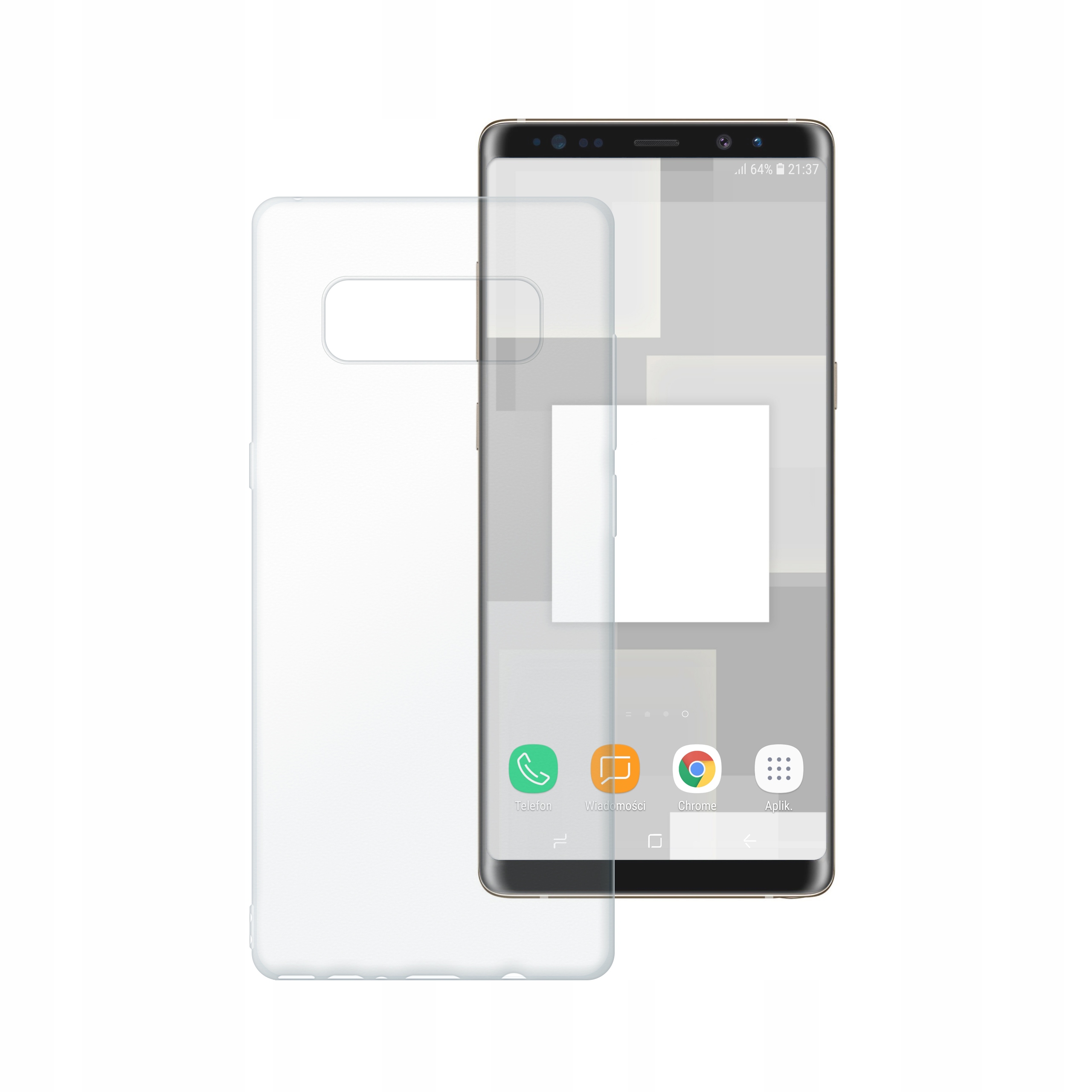 

Etui silikonowe Polski Banan do Samsung Note 8