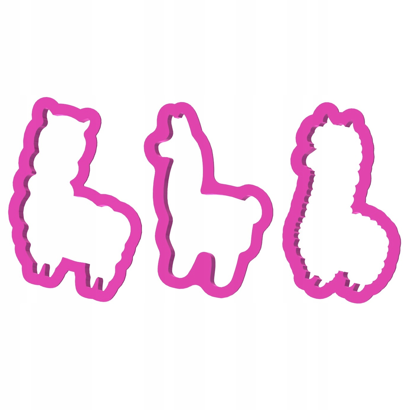 

Lama Alpaka Zestaw Foremek Do Ciastek 3 szt Lamy