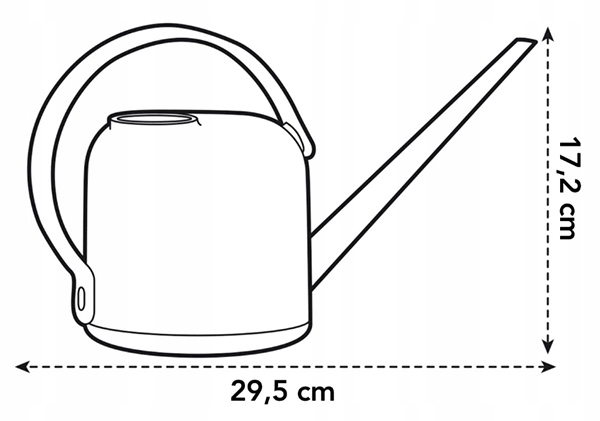solidna biała Konewka ELHO B.For Soft 1,7L DESIGN Kod producenta 4220170015001