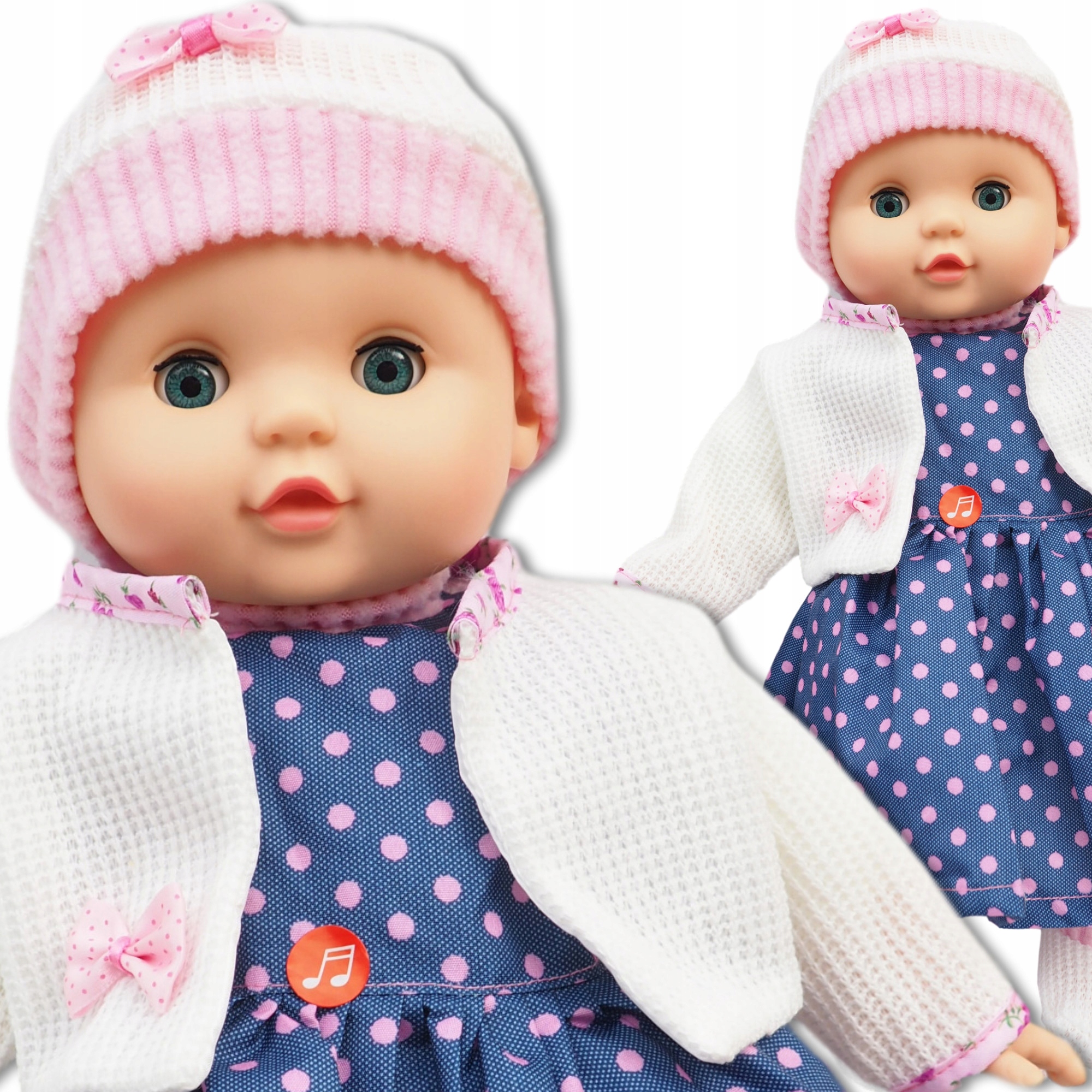 МЛАДЕНЕЦ КУКЛА ГОВОРЯЩАЯ-ПОЮЩАЯ ПО-ПОЛЬСКИ, КАК ЖИВАЯ