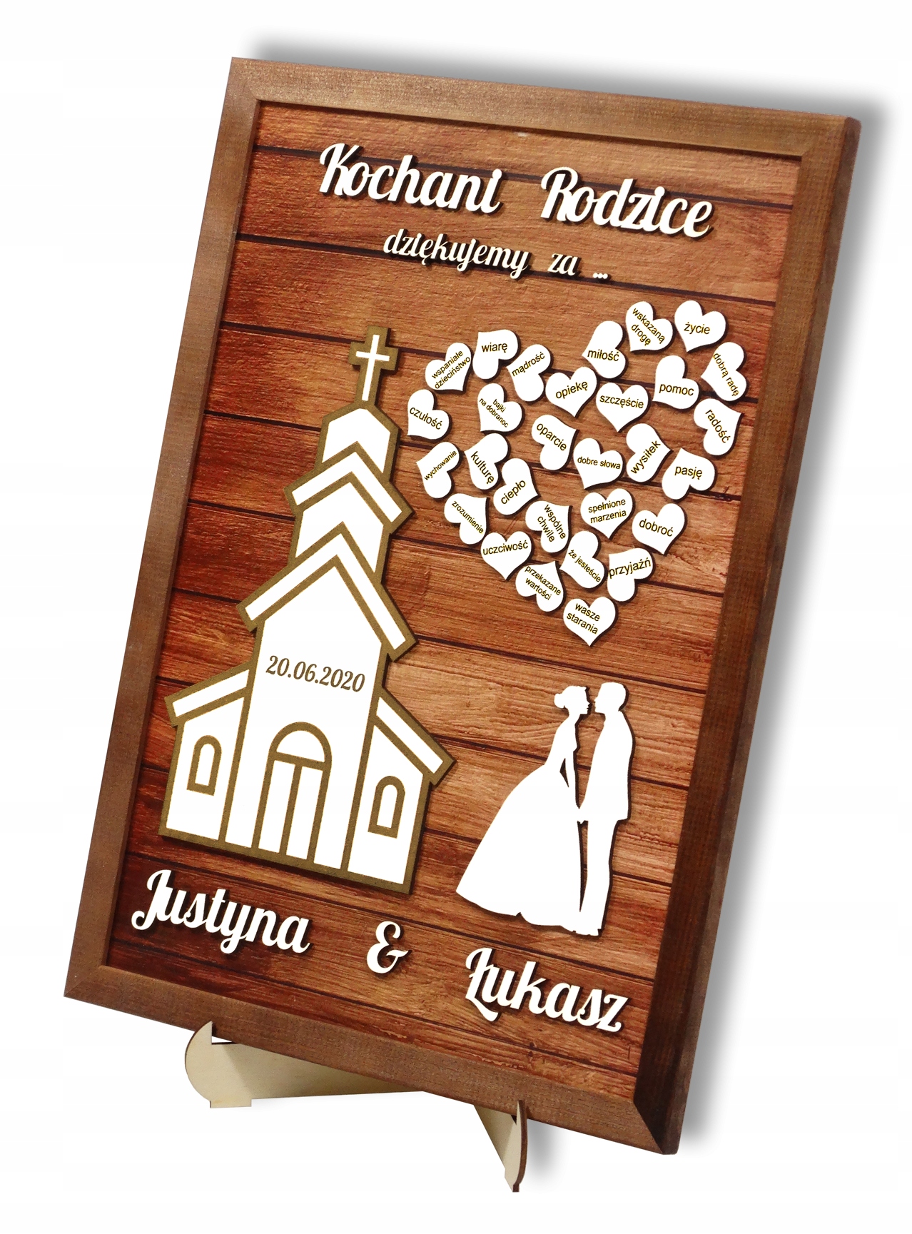 

Podziękowanie Dla Rodziców Ślub Rama Obraz OBR002