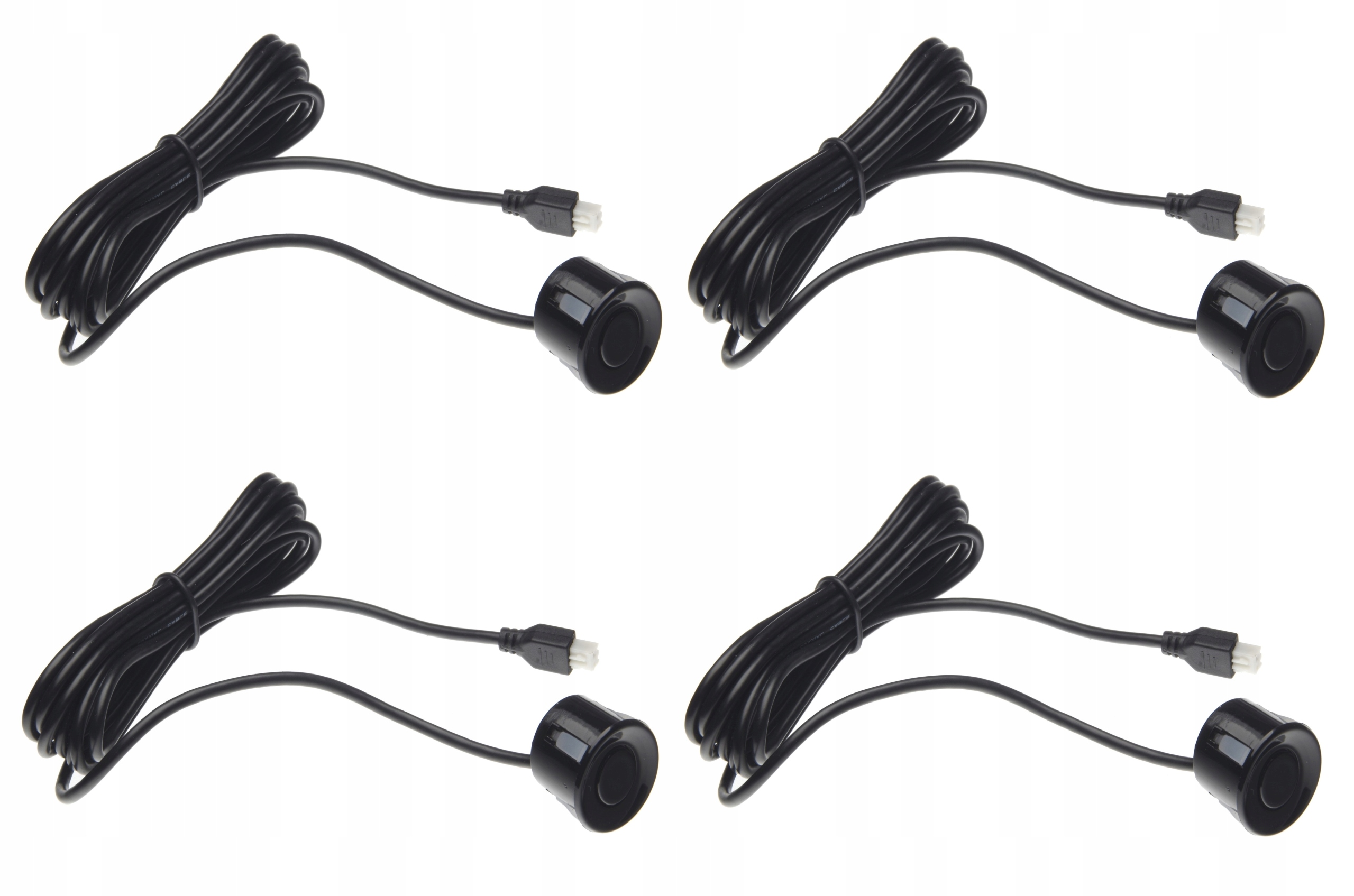 

4x Sensor do uniwersalnych czujników cofania Black