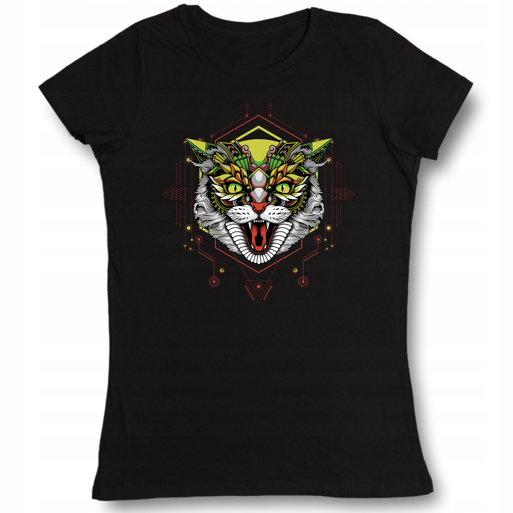 

Koszulka damska Kot Yellow Cat Geometric XL