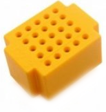 

__ Mini płytka stykowa 25 pól prototypowa żółta __