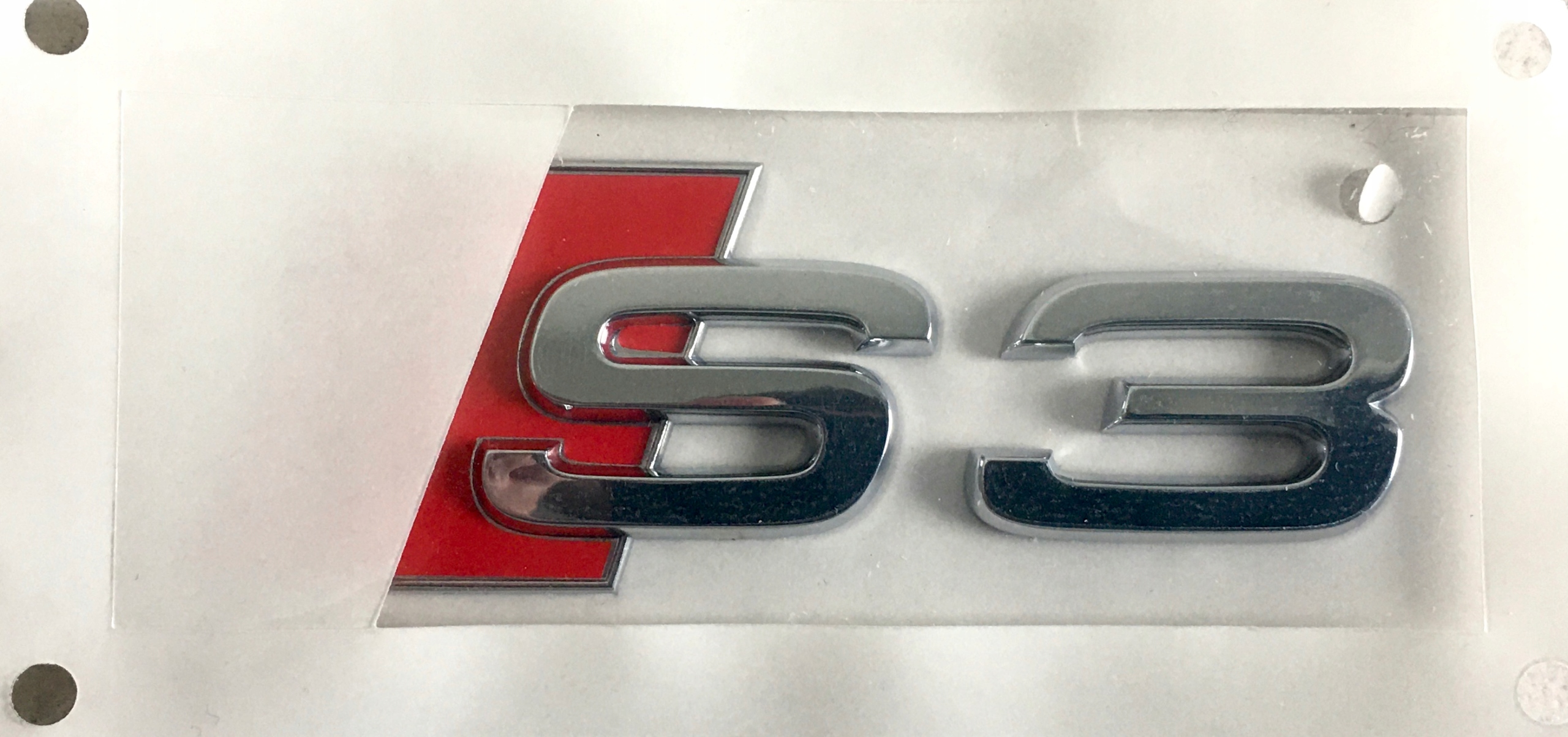 OE Audi S3 emblemat znaczek logo chrom 8L0853735