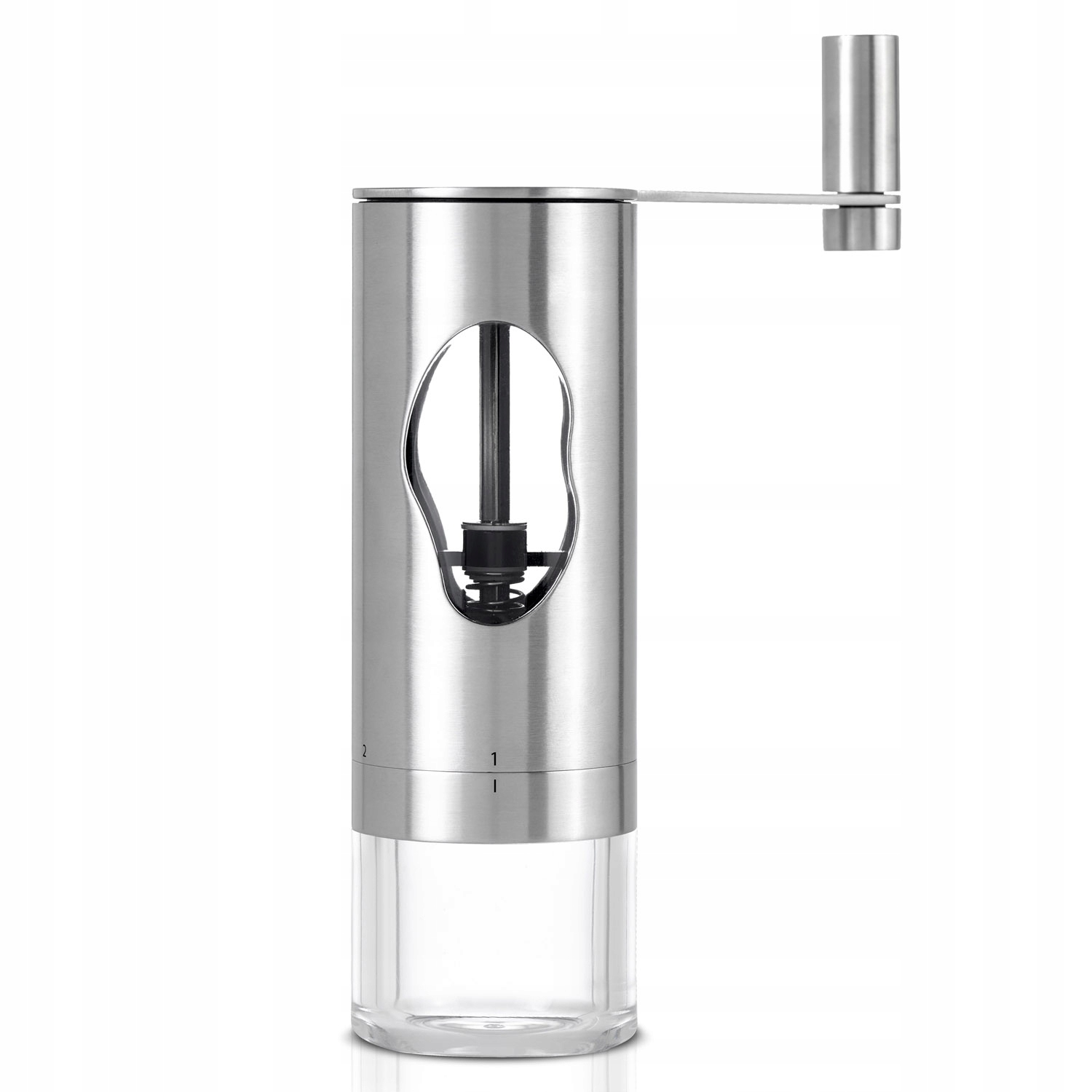 Ruční mlýnek Adhoc kov 25 g odstíny šedé a stříbrné