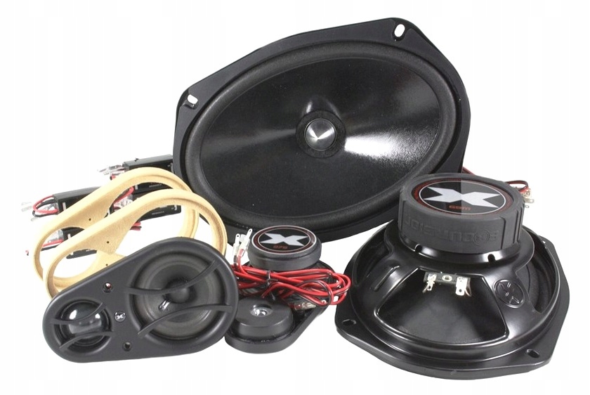 Głośniki Excursion 6x9'' ZESTAW 3drożny 200W