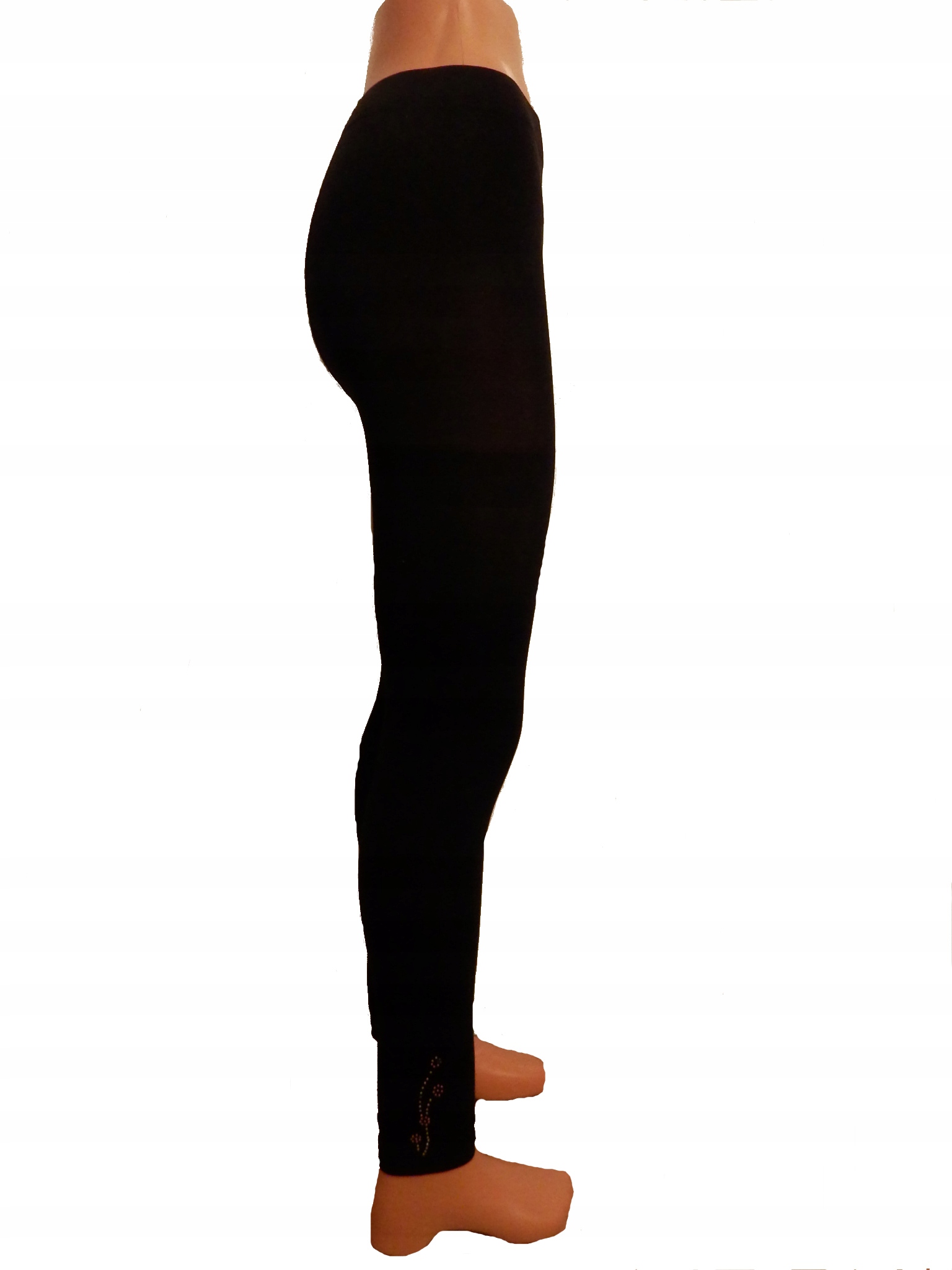 LEGGINSY długie czarne modelujące Rozmiar uniwersalny