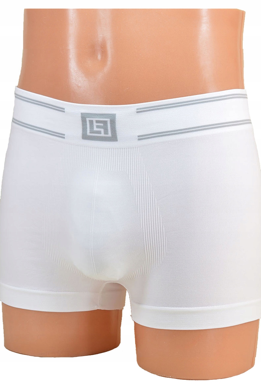 Bokserki oddychające MĘSKIE jony Ag VerdeFluo S/M Wzór dominujący bez wzoru