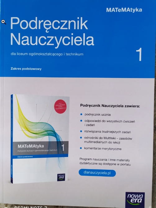 Matematyka Kl. 1 Nowa Era ksiązka nauczyciela 2019