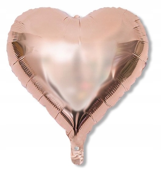 

Balon Foliowy Serce Różowe Złoto 60CM Wesele Ślub