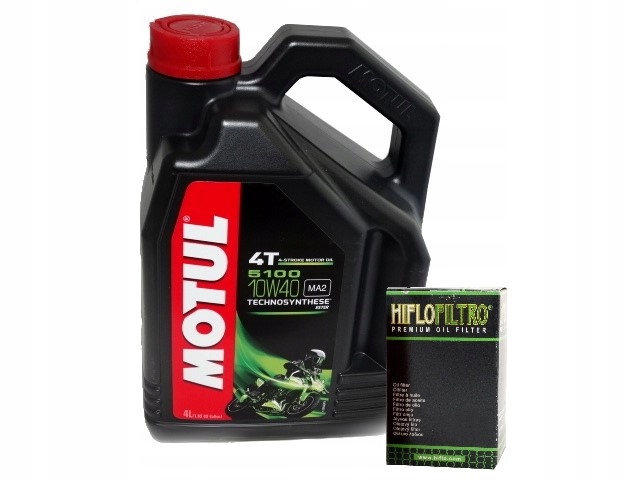 

Zestaw Olej Motul 5100 10W40 Ester HF137 Suzuki
