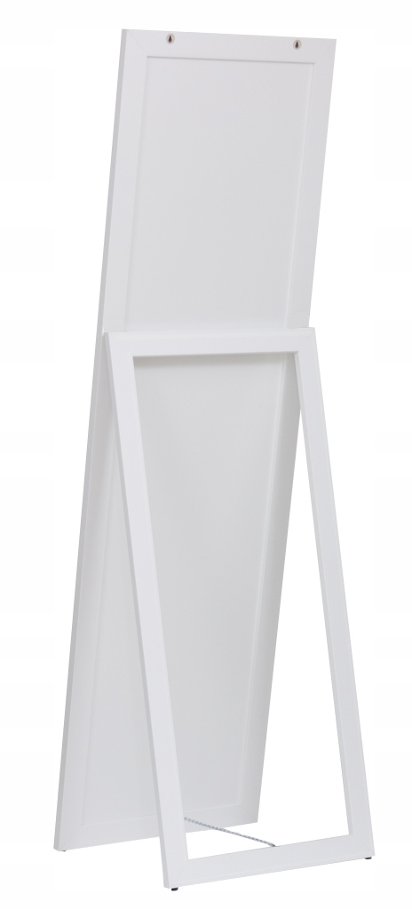 *DUŻE STOJĄCE LUSTRO w białej ramie 170x50 Marka Profilmat