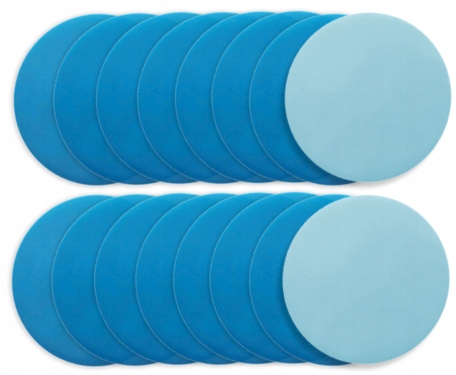 ZESTAW PAPIER WODNY ŚCIERNY DO SZLIFOWANIA NA RZEP KRĄŻKI 75mm P600-P3000 Marka HS