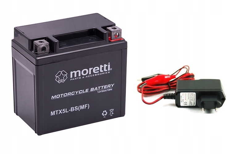 

Akumulator Żelowy 12V MTX5L-BS 5AH Moretti
