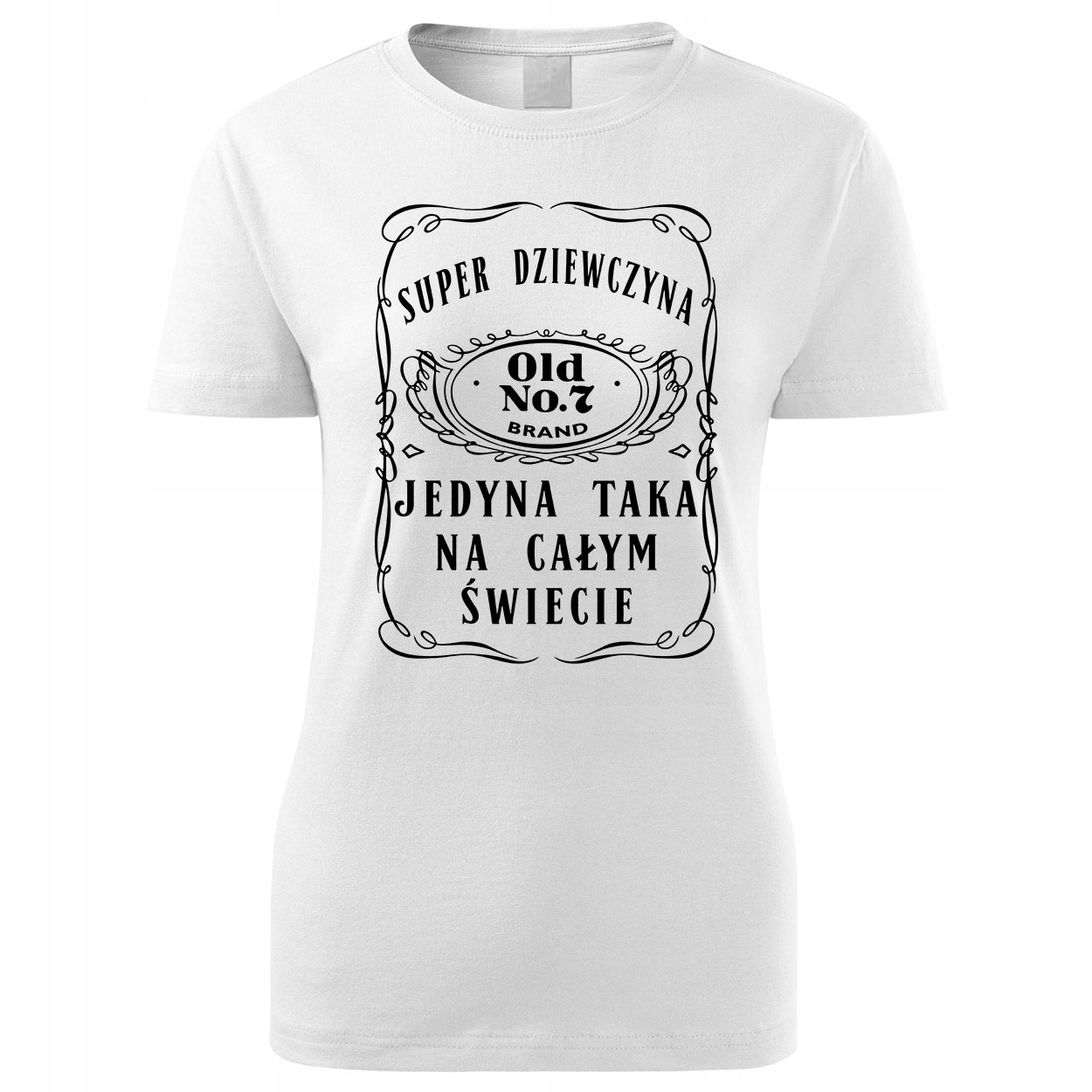 

koszulka biała Super Dziewczyna Old No. 7 S - XXL