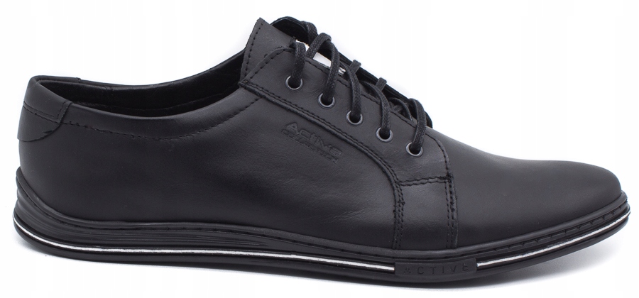 

Polbut Buty Męskie Skórzane Polskie 320 Czarny 43