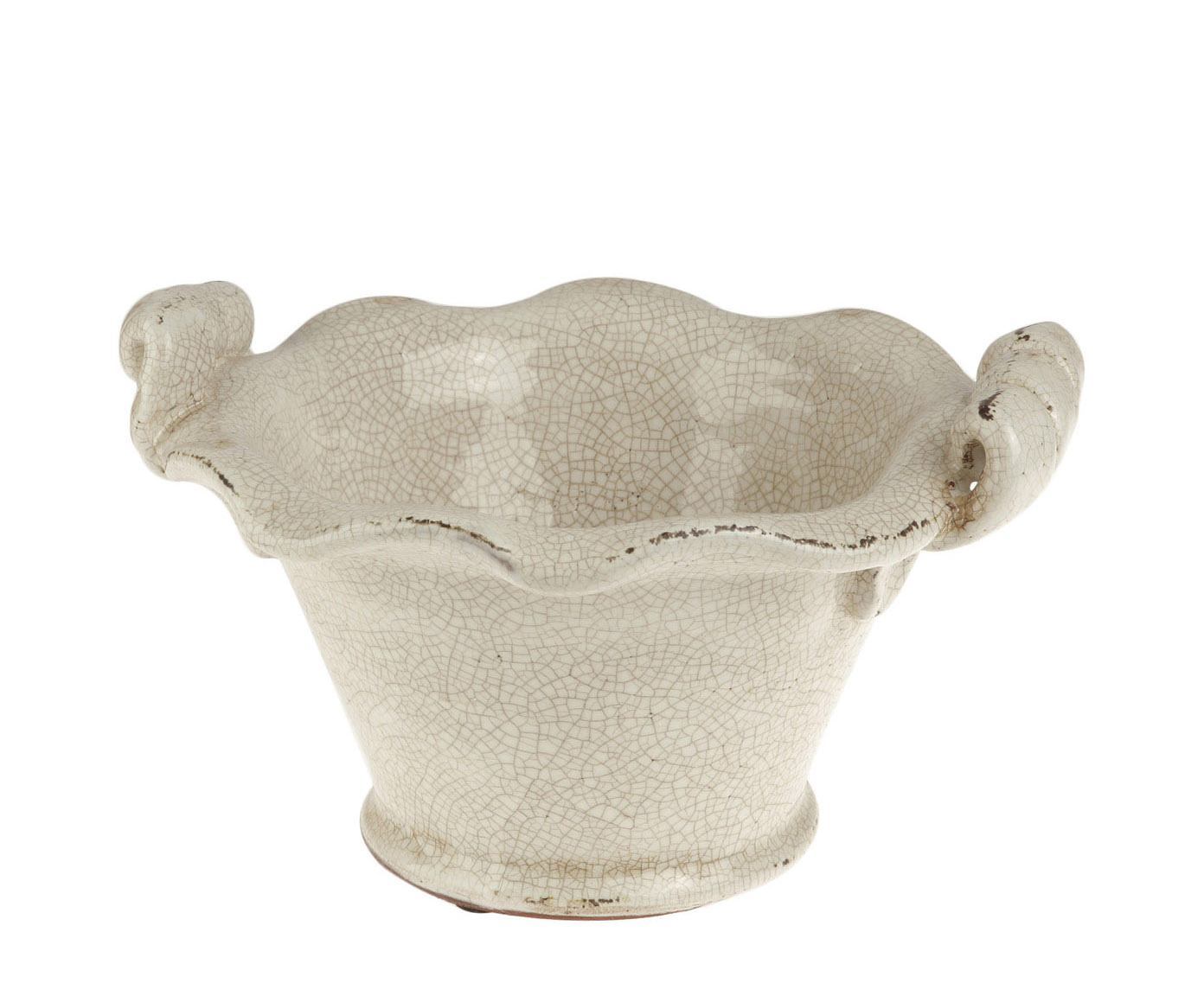 

Patera ceramiczna 'fala' White hand made Indonezja