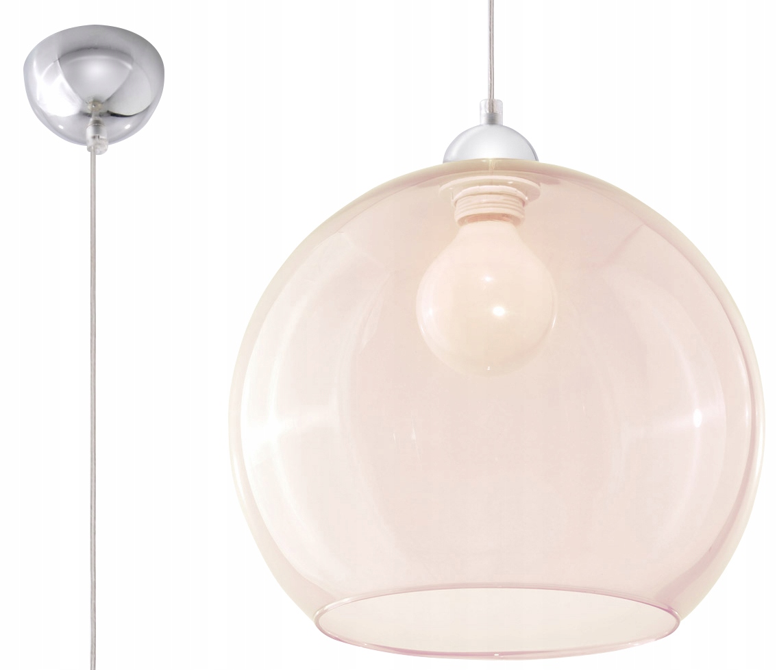

Nowoczesna Lampa Wisząca Ball Szampański Sollux
