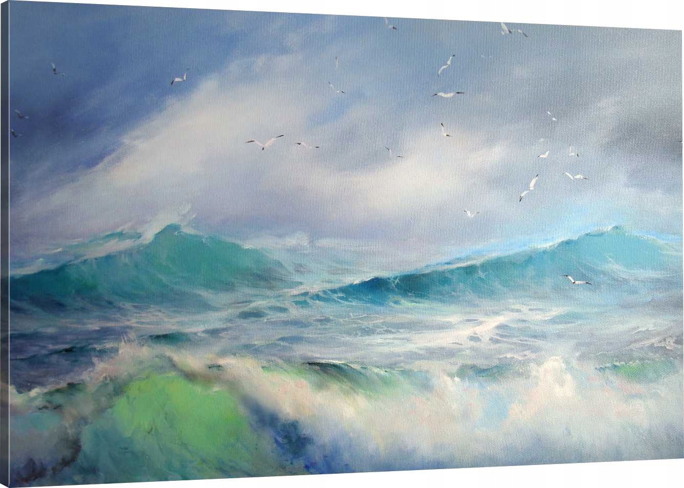 

Obraz Na Płótnie Malowane Morze 70x50 800 Wzorów