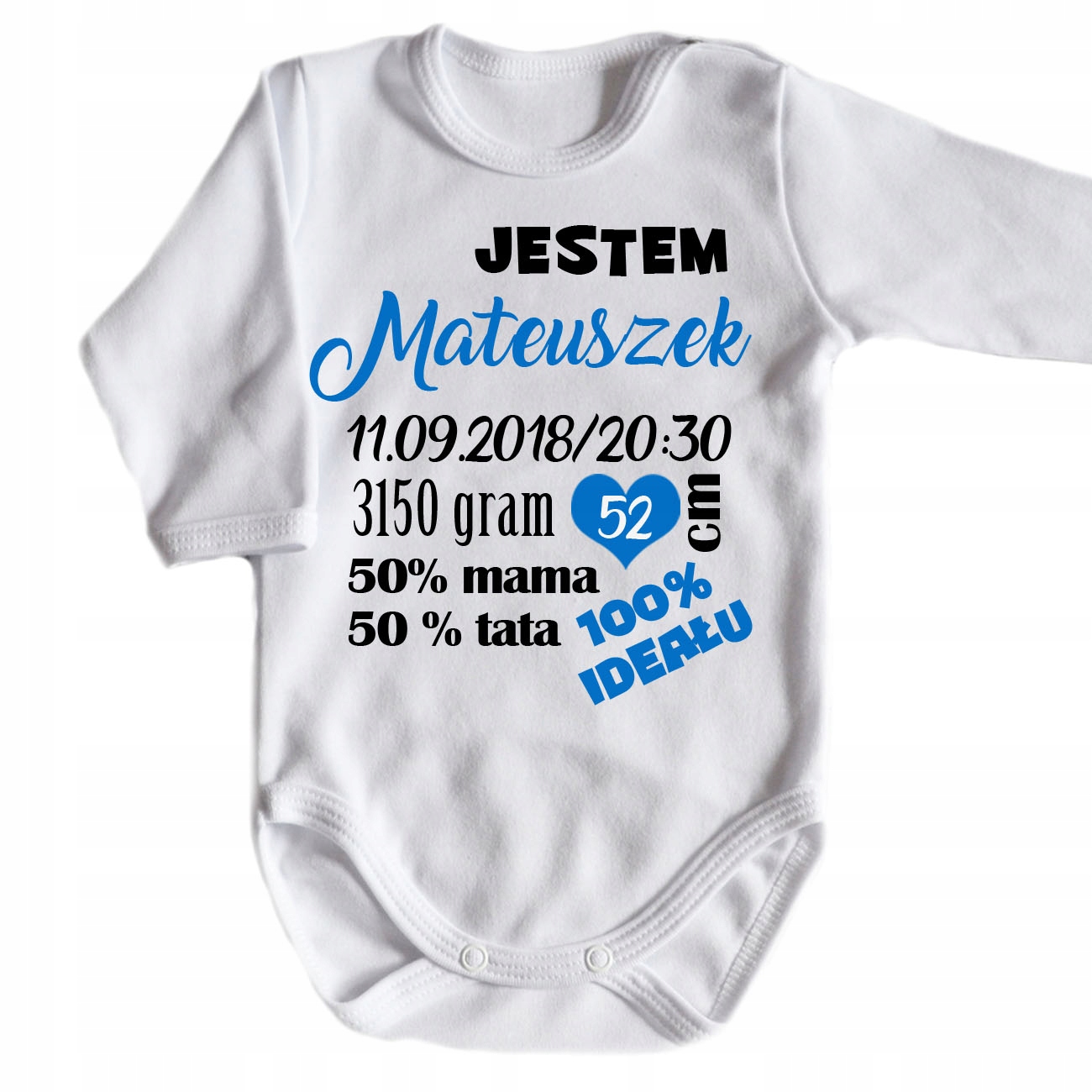 

Body niemowlęce Metryczka - Bodziaki Bn-dr