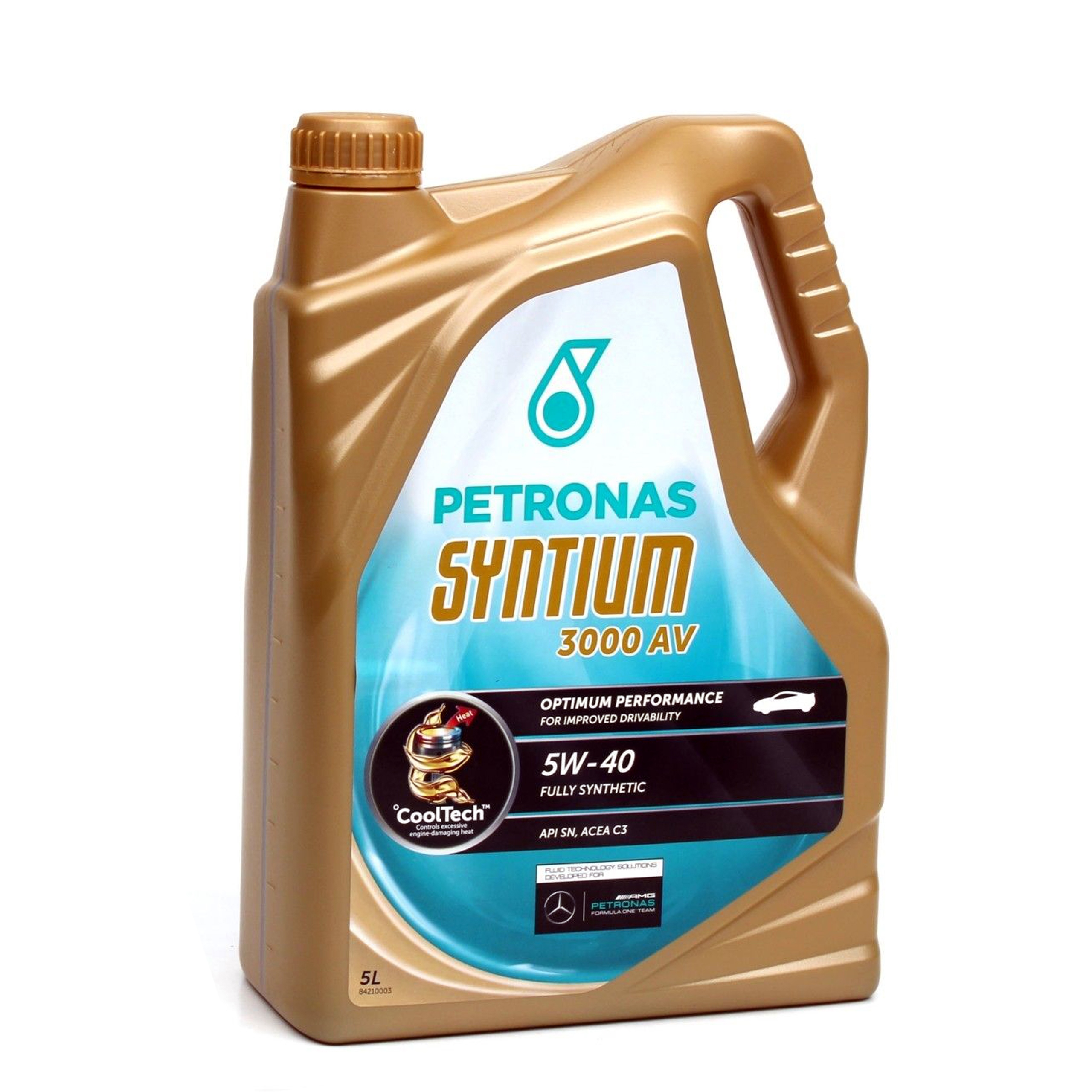 3 LITRI OLIO MOTORE 5W40 PETRONAS SYNTIUM 3000 AV API SN - ACEA C3 - Foto 3