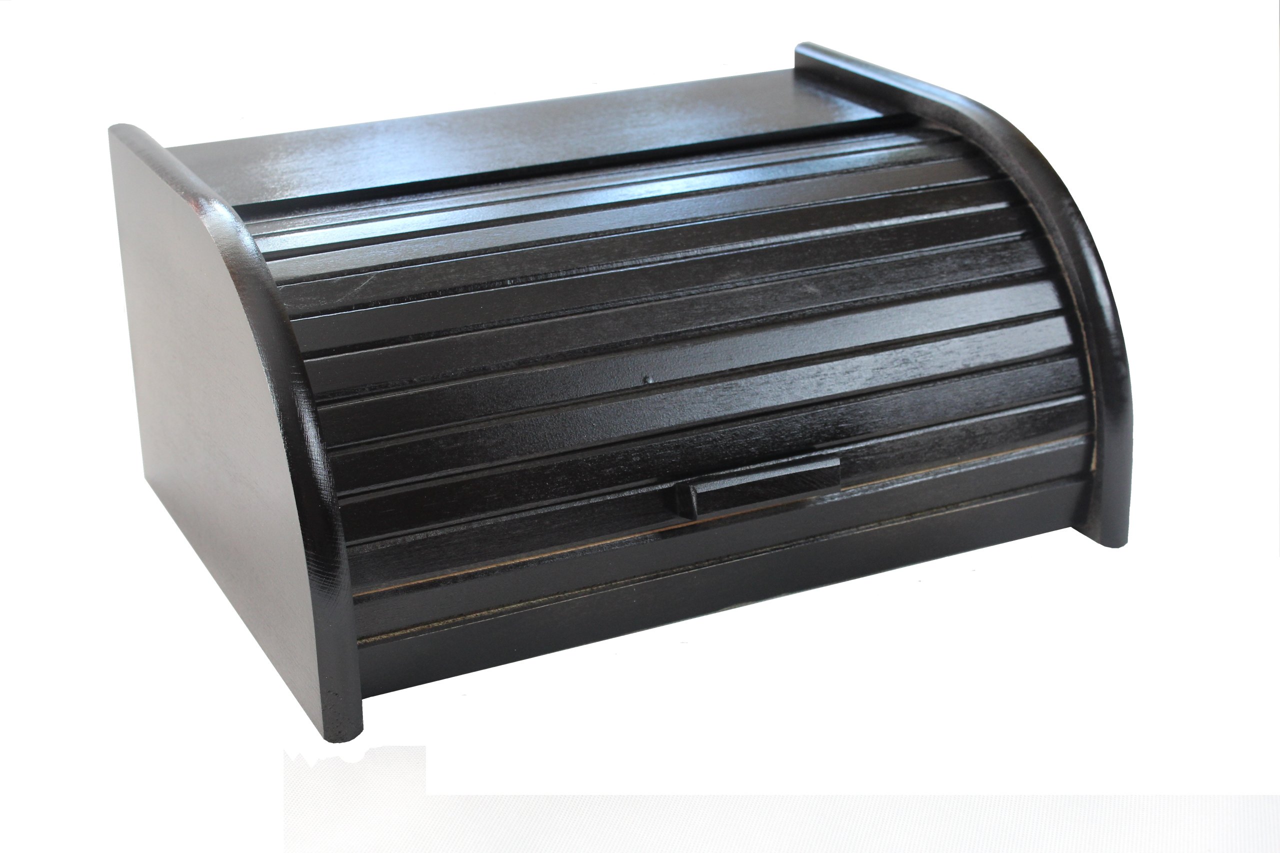 

Chlebak drewniany z żaluzją - Czarny + Gratis!