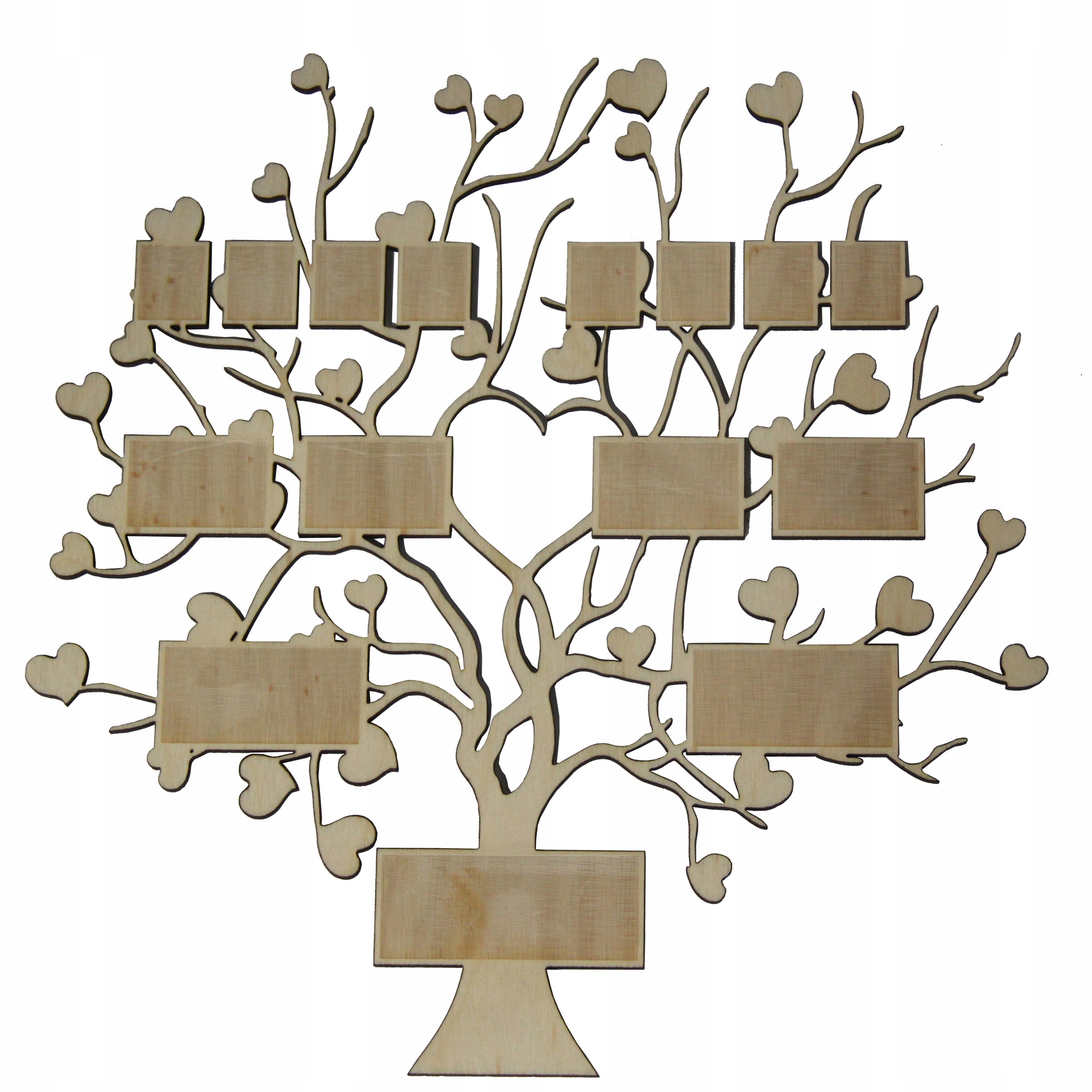 Drzewo genealogiczne Ramka dekoracja Ozdoba