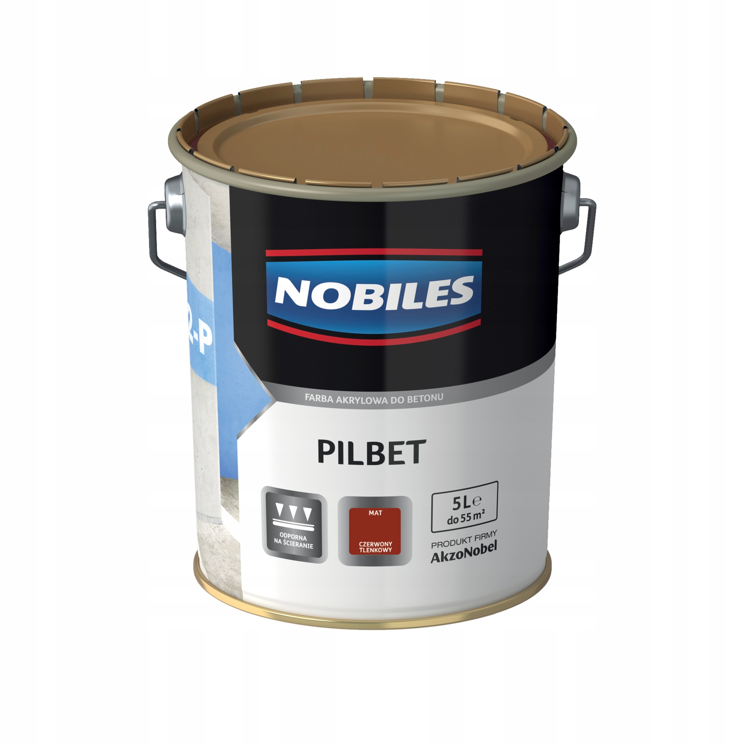 Pilbet Farba Na Betón, Červené Oxidové Podložky 5 L